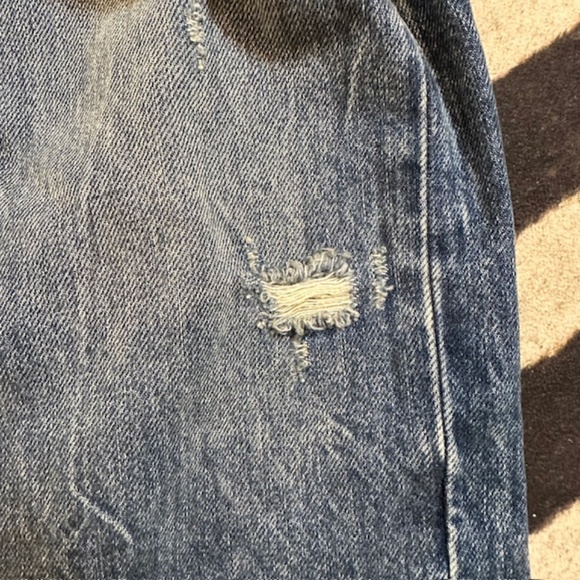 R13 Axl Leather Cuff Straight Leg Jeans Size 31🌸 - Picture 9 of 15